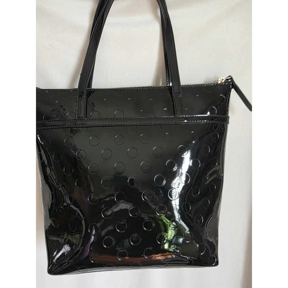 Kate Spade New York Women's Black Patent Leather Jeralyn Tote (Camellia 2014)